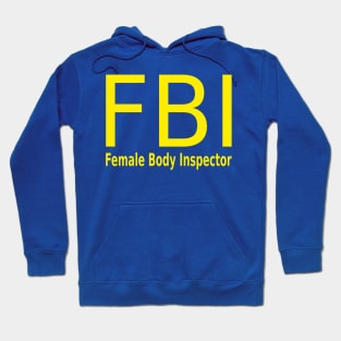 Female Body Inspector Yellow Hoodie